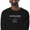 Liberté Chérie™ | <b>Sweat Féministe Bio Raglan Être Soi-Même Panda</b>