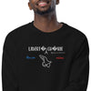 Liberté Chérie™ | <b>Sweat Féministe Bio Raglan Être Soi-Même Aigle</b>