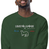 Liberté Chérie™ | <b>Sweat Féministe Bio Raglan Être Soi-Même Fouine</b>