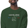 Liberté Chérie™ | <b>Sweat Féministe Bio Raglan Être Soi-Même Panda</b>