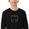 Liberté Chérie™ | <b>Sweat Féministe Brodé Lc By Lc Violet Jaune</b>