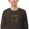 Liberté Chérie™ | <b>Sweat Féministe Brodé Lc By Lc Violet Jaune</b>