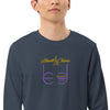 Liberté Chérie™ | <b>Sweat Féministe Brodé Lc By Lc Violet Jaune</b>