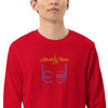Liberté Chérie™ | <b>Sweat Féministe Brodé Lc By Lc Violet Jaune</b>