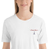 Liberté Chérie™ | <b>T-shirt Féministe Engagé Brodé Femme Libre</b>