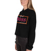 Liberté Chérie™ | <b>Sweat-Shirt Crop-Top Féministe Brodé Girl Boss</b>