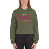 Liberté Chérie™ | <b>Sweat-Shirt Crop-Top Féministe Brodé Girl Boss</b>