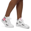 Liberté Chérie™ | <b>Baskets Féministes Hautes En Toile Femme Votez Frida Blanche</b>