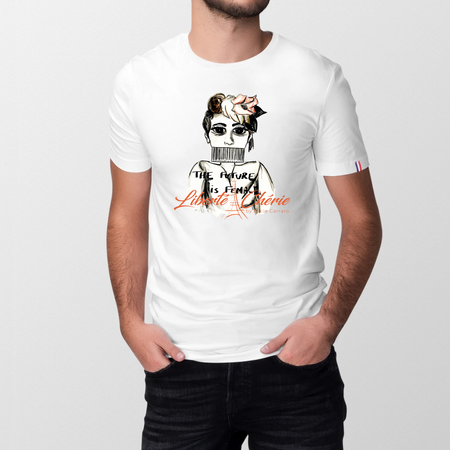 Liberté Chérie™ | <b>T-Shirt Féministe France Art - Diktat</b>