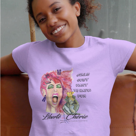 Liberté Chérie™ | <b>T-Shirt Féministe Manches Courtes Cyndi</b>