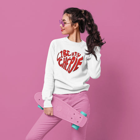 Liberté Chérie™ | <b>Sweat Féministe Bio Mon Coeur</b>