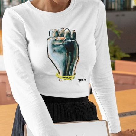 Liberté Chérie™ | <b>T-Shirt Féministe Manches Longues Girl Power</b>