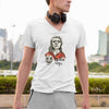 Liberté Chérie™ | <b>T-Shirt Féministe Col V Bella Ciao Nairobi</b>