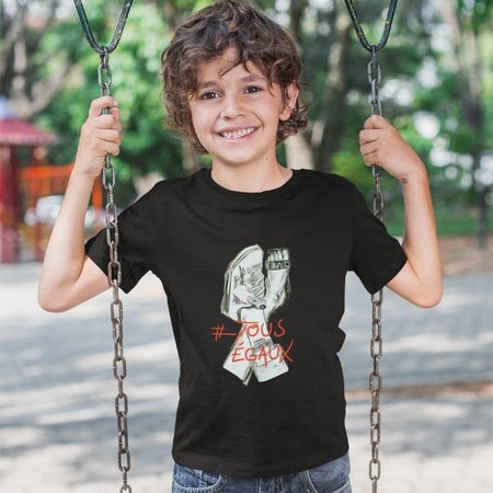 Liberté Chérie™ | <b>T-Shirt Féministe Enfant Tous Égaux</b>