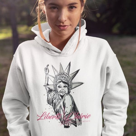 Liberté Chérie™ | <b>Sweat Féministe À Capuche Statut : Libéré</b>