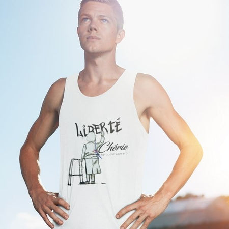 Liberté Chérie™ | <b>Débardeur Féministe Homme Mamie</b>