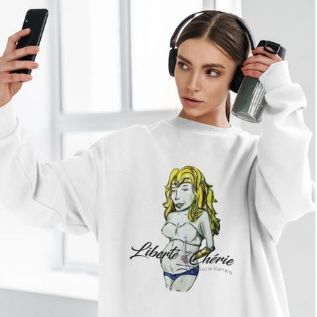 Liberté Chérie™ | <b>Sweat Féministe Bio Wonder Kid</b>