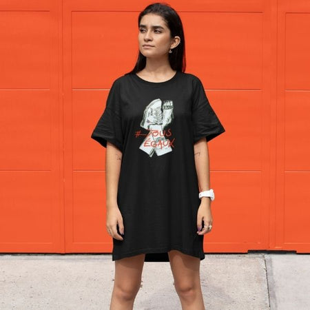 Liberté Chérie™ | <b>Robe T-Shirt Féministe #Tous Égaux</b>
