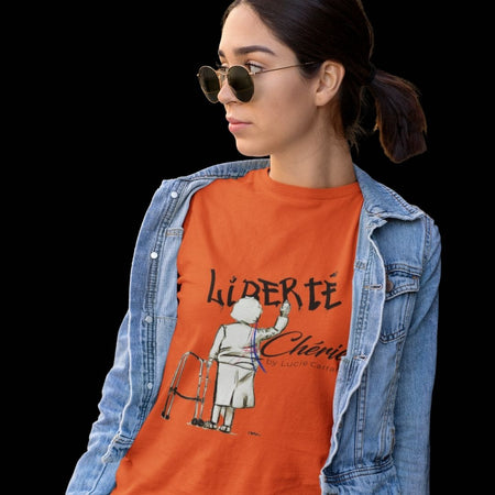 Liberté Chérie™ | <b>T-Shirt Féministe Manches Courtes Bio Mamie</b>