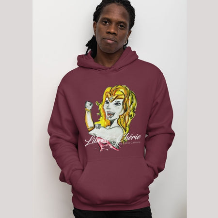 Liberté Chérie™ | <b>Sweat Féministe À Capuche Wonder Girl</b>
