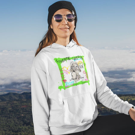 Liberté Chérie™ | <b>Sweat Féministe À Capuche Fuck Tag</b>