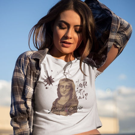 Liberté Chérie™ | <b>Crop Top Féministe Mona Lisa</b>