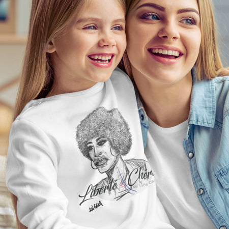 Liberté Chérie™ | <b>Sweat Féministe Enfant Angela Davis</b>