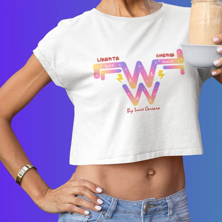 Liberté Chérie™ | <b>Crop Top Féministe WW Sororité</b>