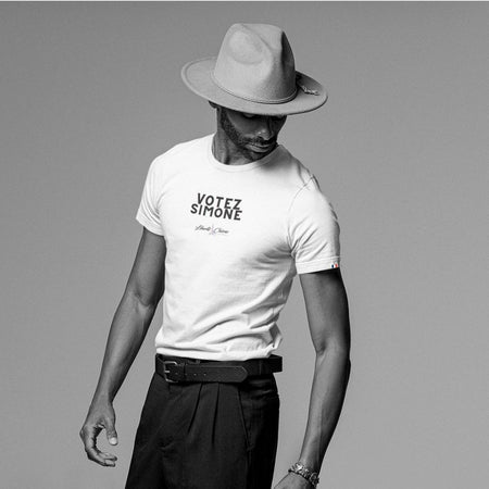 Liberté Chérie™ | <b>T-Shirt Féministe France Art Votez Simone</b>