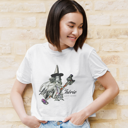 Liberté Chérie™ | <b>Crop Top Féministe Sorcière</b>