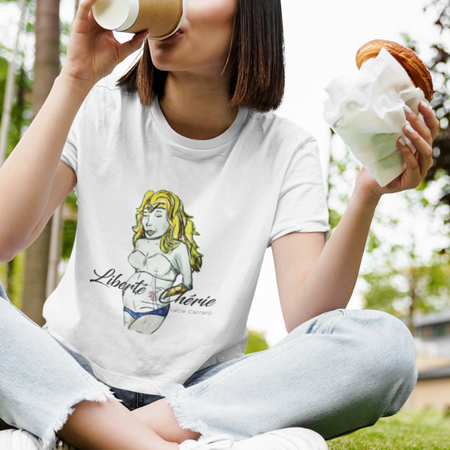 Liberté Chérie™ | <b>Crop Top Féministe Wonder Kid</b>