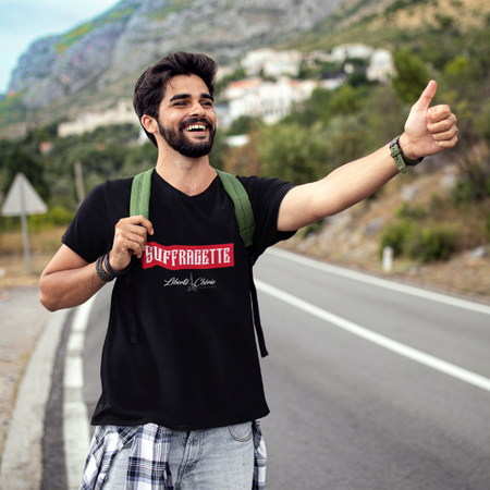 Liberté Chérie™ | <b>T-Shirt Féministe Col V Suffragette</b>