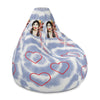 Liberté Chérie™ | <b>Housse de Pouf Féministe Sacheen Blue</b>