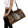 Liberté Chérie™ | <b>Sac De Voyage Féministe Frida Monogramme Marron</b>