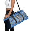 Liberté Chérie™ | <b>Sac De Voyage Féministe Frida Monogramme Bleu Jeans</b>