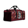 Liberté Chérie™ | <b>Sac De Voyage Féministe Frida Monogramme Lie De Vin</b>