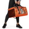 Liberté Chérie™ | <b>Sac De Voyage Féministe Frida Monogramme Orange</b>