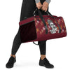 Liberté Chérie™ | <b>Sac De Voyage Féministe Frida Monogramme Lie De Vin</b>