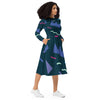 Liberté Chérie™ | <b>Robe Féministe Midi Simone 90' Pétrole</b>