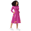 Liberté Chérie™ | <b>Robe Féministe Midi Simone 90' Fushia</b>