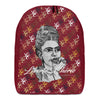 Liberté Chérie™ | <b>Sac À Dos Féministe Frida Monogramme Lie De Vin</b>