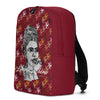 Liberté Chérie™ | <b>Sac À Dos Féministe Frida Monogramme Lie De Vin</b>