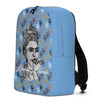 Liberté Chérie™ | <b>Sac À Dos Féministe Frida Monogramme Bleu Jeans</b>