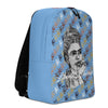 Liberté Chérie™ | <b>Sac À Dos Féministe Frida Monogramme Bleu Jeans</b>