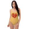 Liberté Chérie™ | <b>Maillot De Bain Féministe Une Pièce Mon Coeur Gold</b>