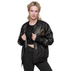 Liberté Chérie™ | <b>Veste Bomber Féministe en similicuir LC by LC</b>