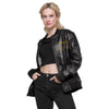 Liberté Chérie™ | <b>Veste Bomber Féministe en similicuir LC by LC</b>