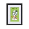 Liberté Chérie™ | <b>Affiche Pop Art Féministe Tous Egaux Vert</b>