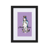 Liberté Chérie™ | <b>Affiche Pop Art Féministe Lilas</b>
