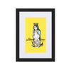 Liberté Chérie™ | <b>Affiche Pop Art Féministe Jaune</b>